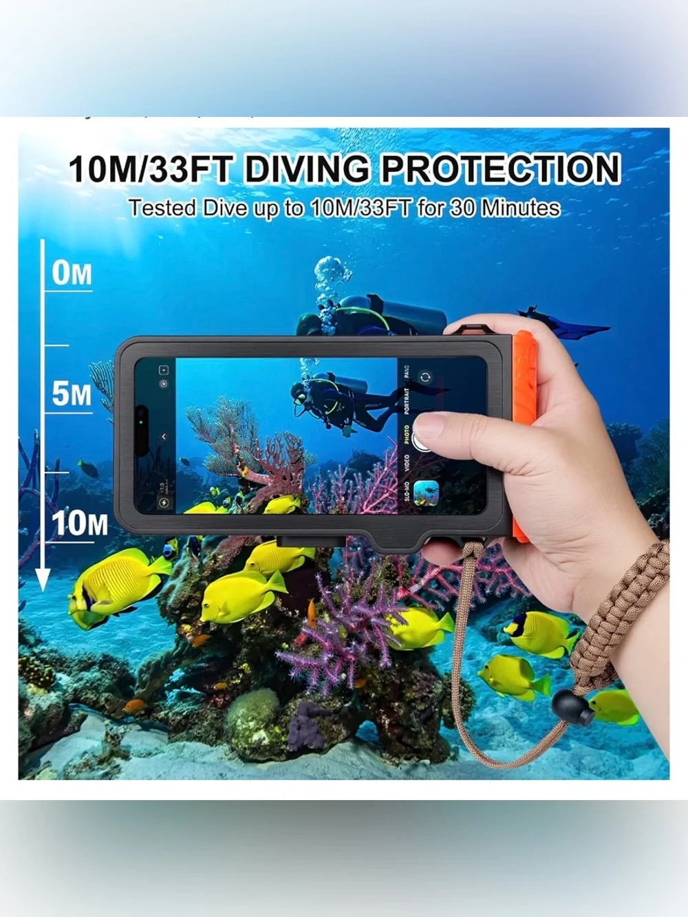 Diving PhoneCase For iPhone 16/15/14/13/12/11 Pro Max Samsung Galaxy S24/S23/S22